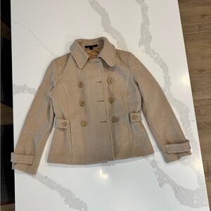 Express Tan Herringbone Jacket